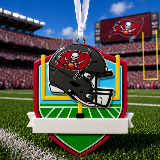 Tampa Bay Buccaneers Fan Ornament | Officially Licensed Personalized Name and Year Keepsake